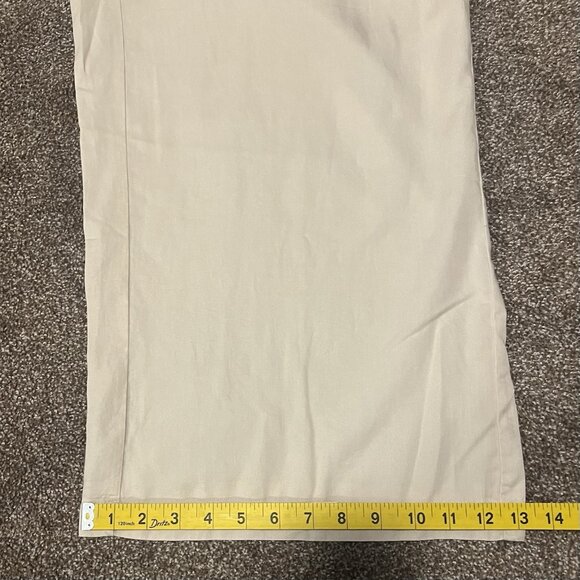 Jane + Delancey Wide Leg Pull On Pants Size XL Beige Pockets Elastic Waist - Picture 8 of 10